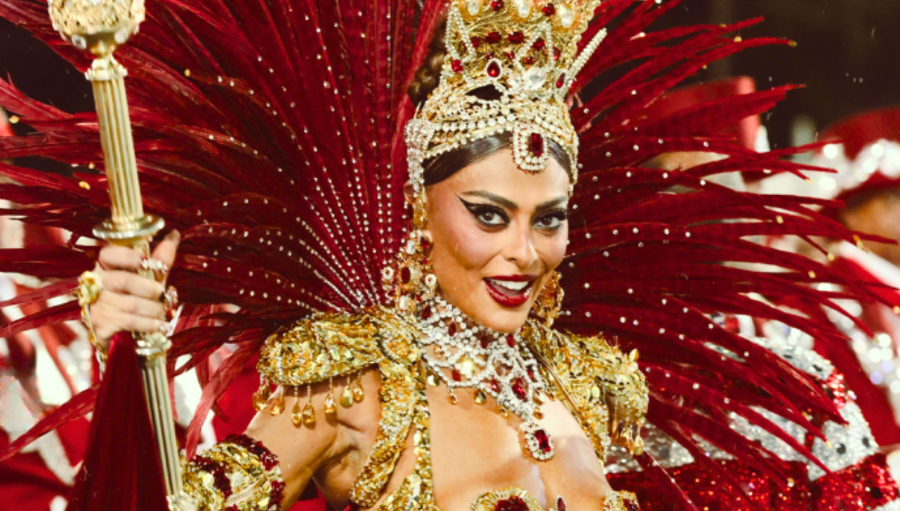 Juliana Paes voltou à Viradouro após 17 anos por desejo do pai com Alzheimer