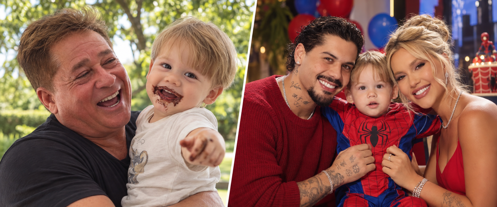 Leonardo não aparece em festa de 2 anos do neto e ausência chama atenção