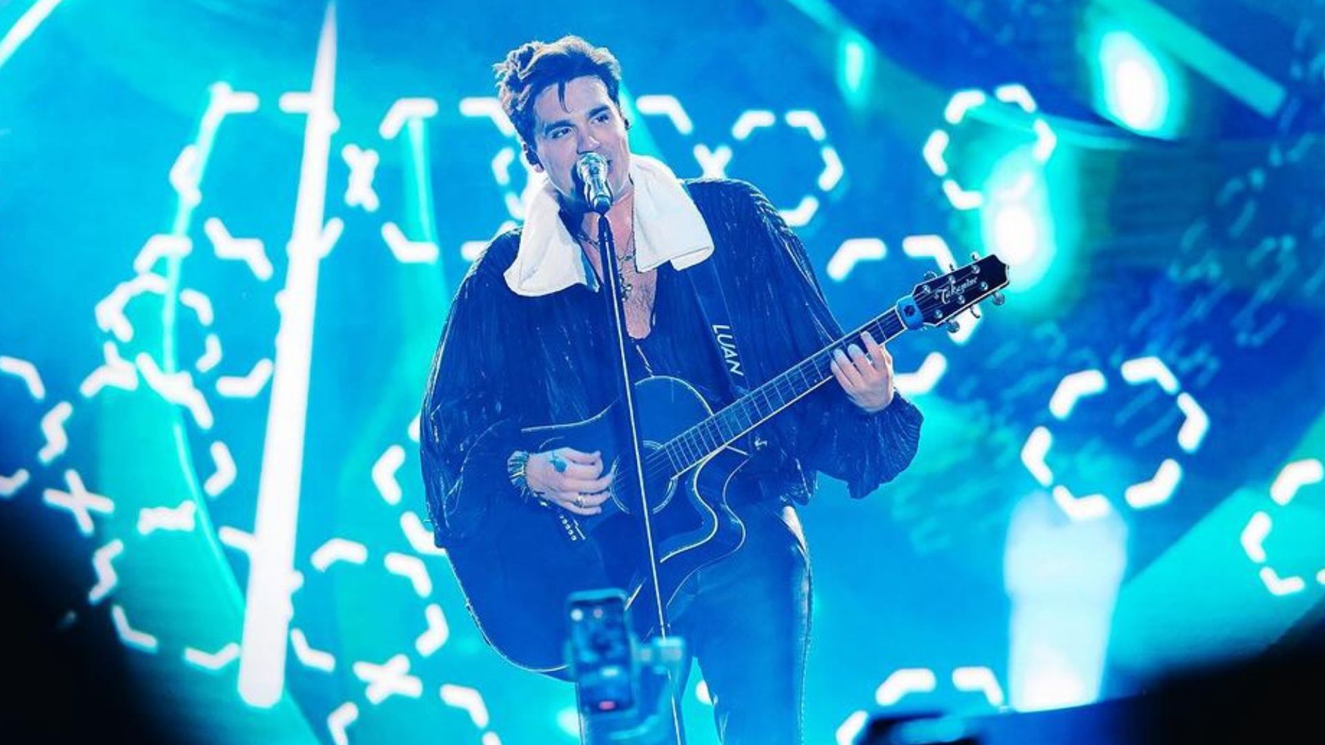 Luan Santana já está nos preparativos para seu show no Rock In Rio