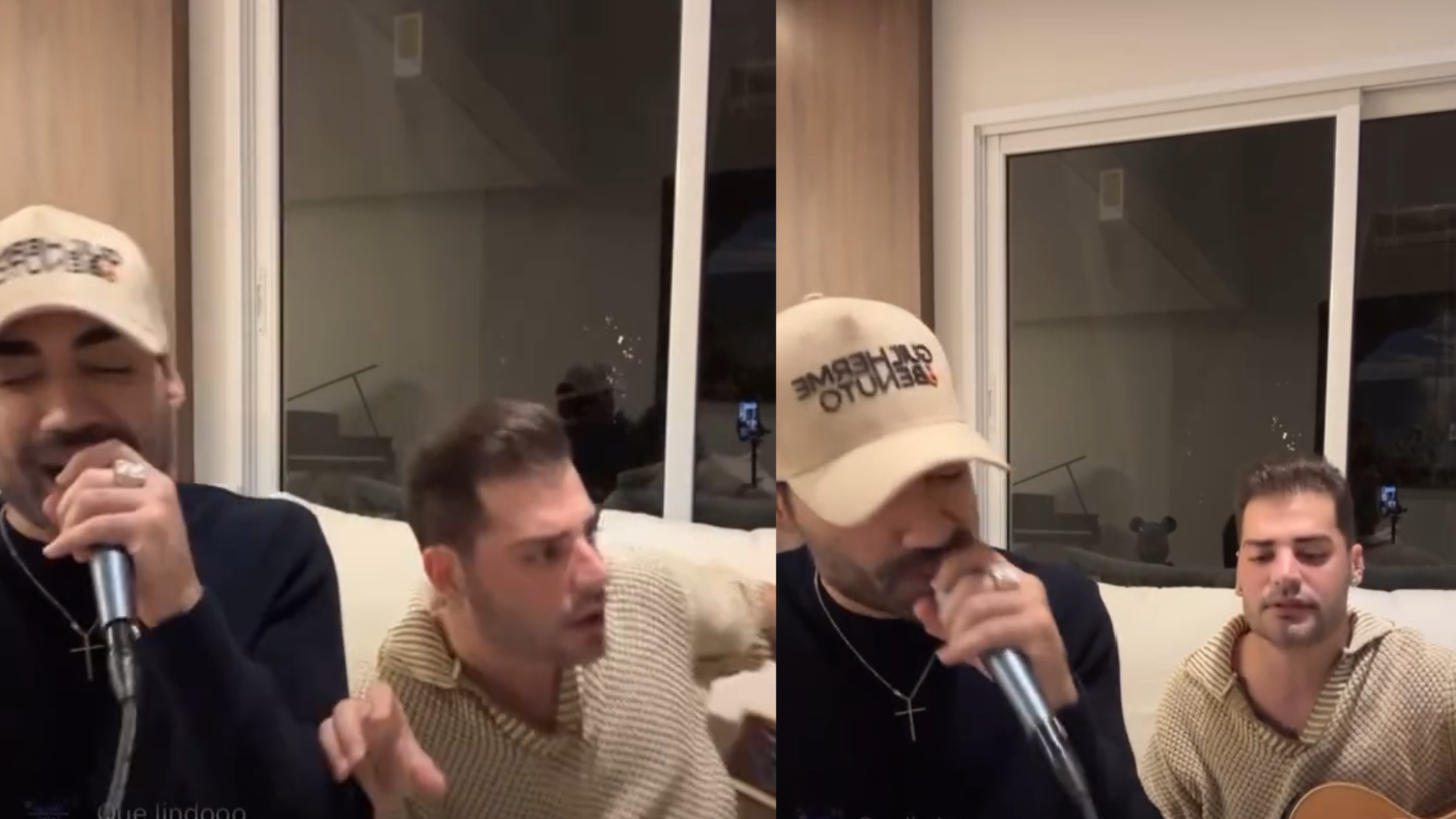 Guilherme e Benuto encerram live com susto e deixam fãs curiosos