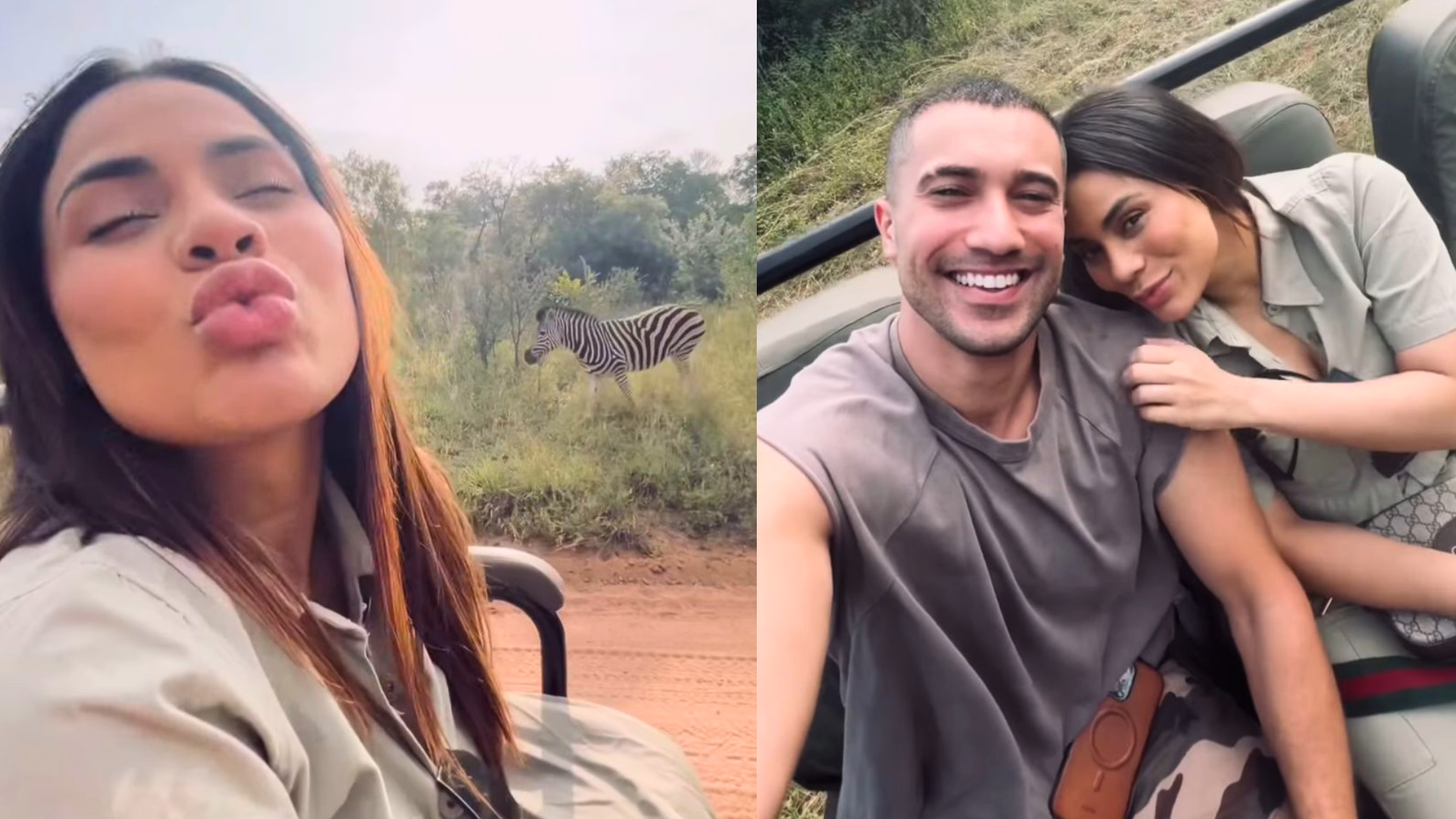 Lexa e Ricardo Vianna curtem viagem especial na África do Sul