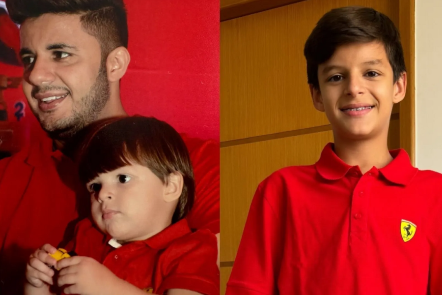 Após 10 anos, filhos de Cristiano Araújo falam pela 1ª Após 10 anos, filhos de Cristiano Araújo falam pela 1ª