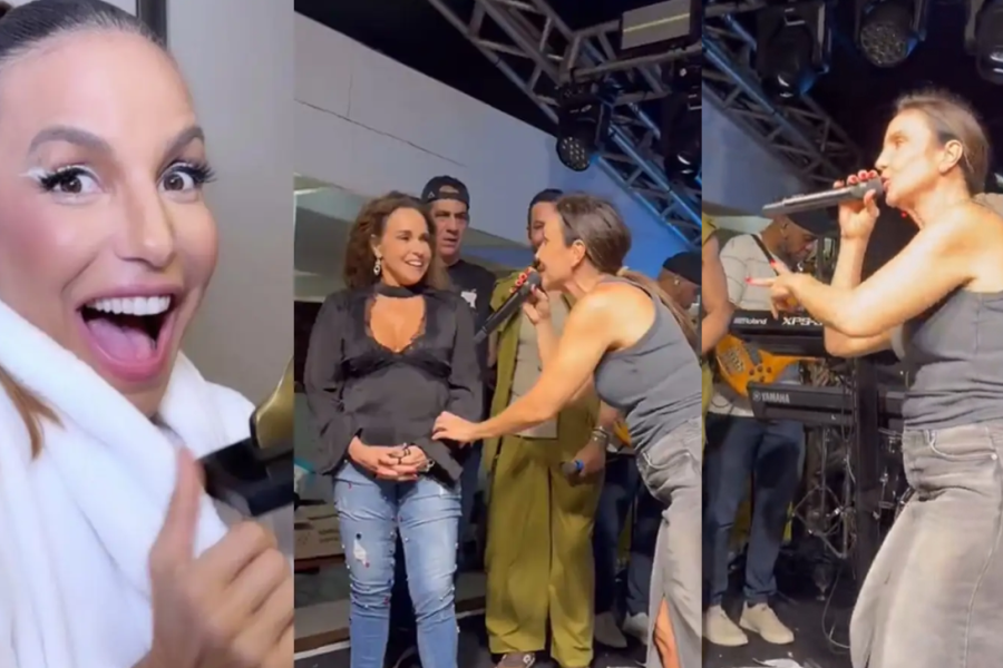 Ivete Sangalo canta hit No Pau Miúdo Não em aniversário Ivete Sangalo canta hit No Pau Miúdo Não em aniversário