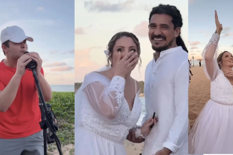 Matheus, da dupla com Kauan, faz surpresa e canta para Matheus, da dupla com Kauan, faz surpresa e canta para