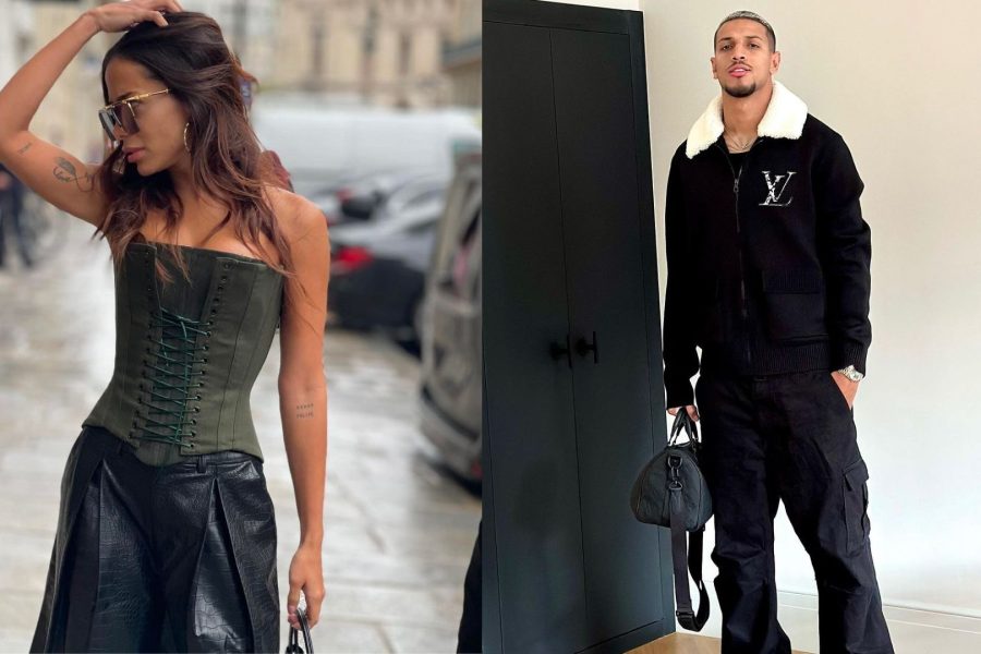 Namorados? Anitta é flagrada com jogador de futebol Vinicius Souza