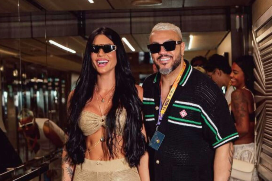 Rayane Figliuzzi, namorada atual de Belo, já foi presa e Rayane Figliuzzi, namorada atual de Belo, já foi presa e