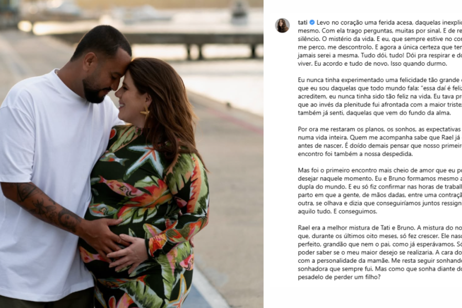 Tati Machado fala pela primeira vez sobre perda gestacional em Tati Machado fala pela primeira vez sobre perda gestacional em