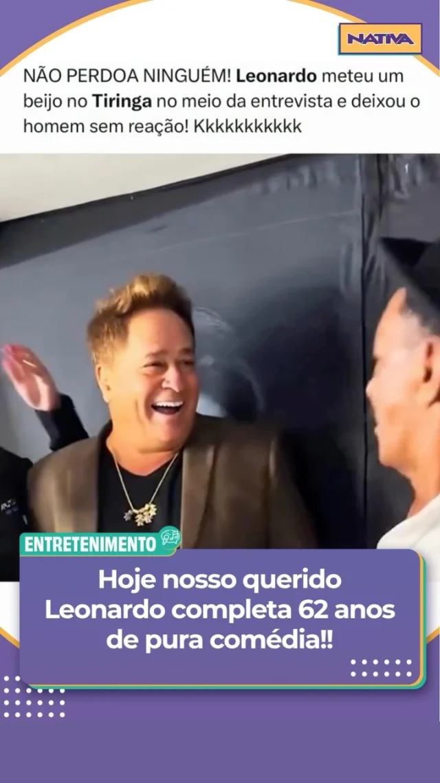 Hoje é o aniversário do rei do Cabaré, dono de um humor inabalável, galã das cachaças, don juan do sertanejo... Nosso querido Leonardo!!! São 62 anos de puro carisma! ✨🥳 Feliz aniversário, Léo!!!#leonardo #sertanejo #noticia
